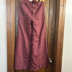 Pilcro Wide Leg pants 27P NWOT